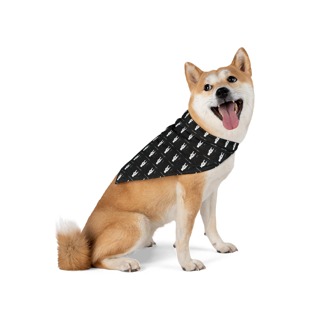 Rock Horns Dog Bandana - Metal Music Lover Pet Scarf