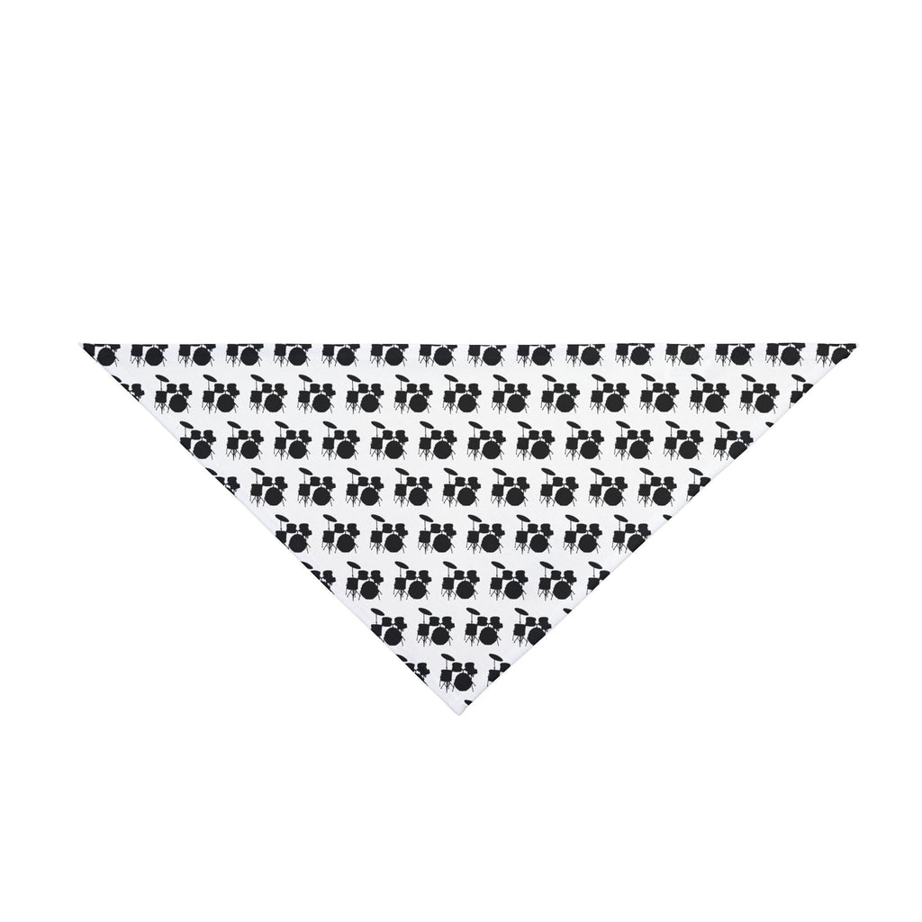 Drum Kit Dog Bandana, Musician Pet Scarf