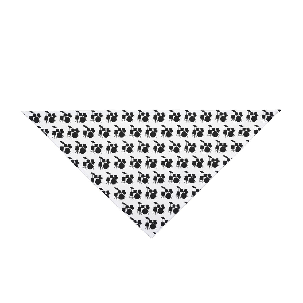 Drum Kit Dog Bandana, Musician Pet Scarf