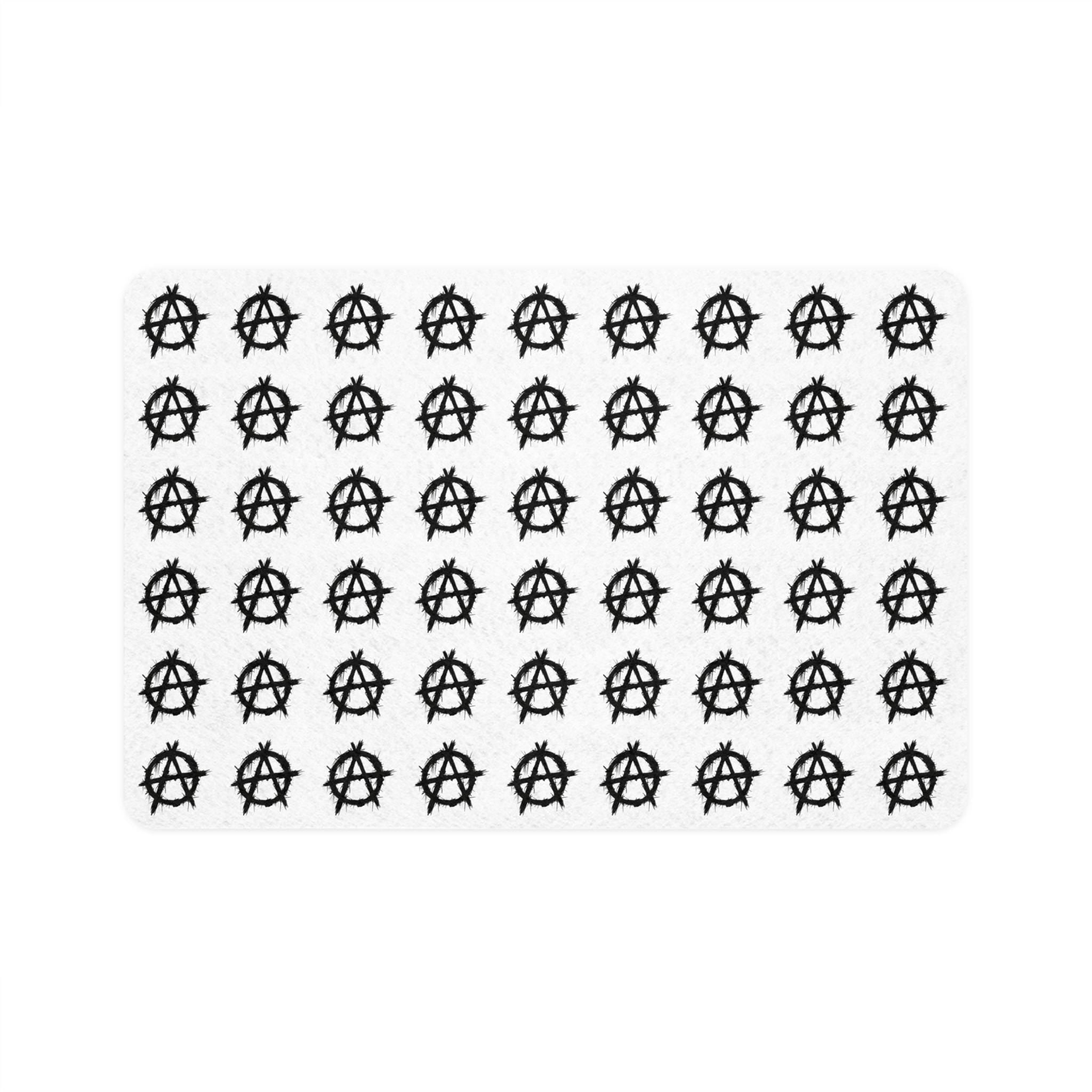 Anarchy Punk Dog Food Mat, Rebel Pet Placemat