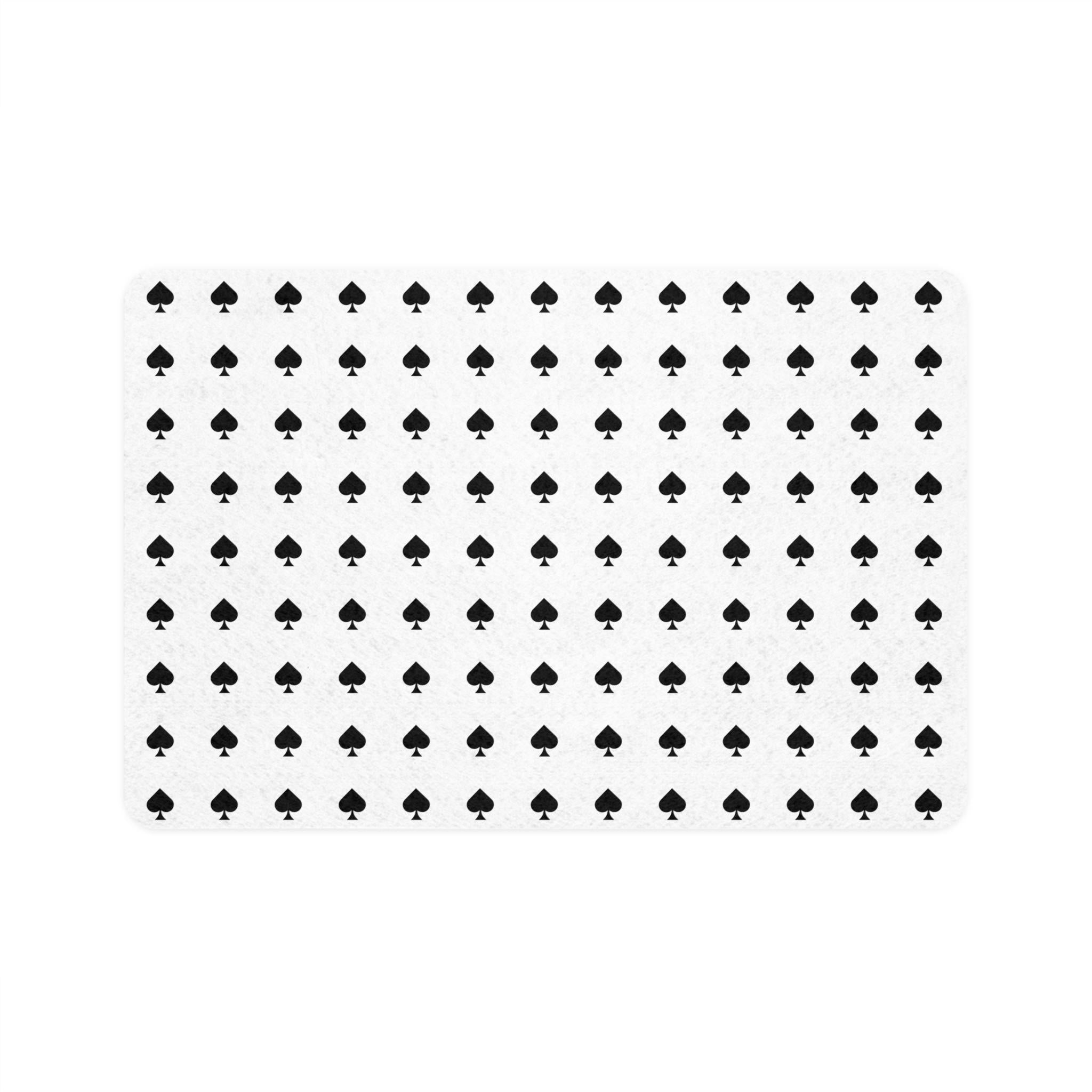 Ace of Spades Dog Food Mat, Waterproof Pet Placemat