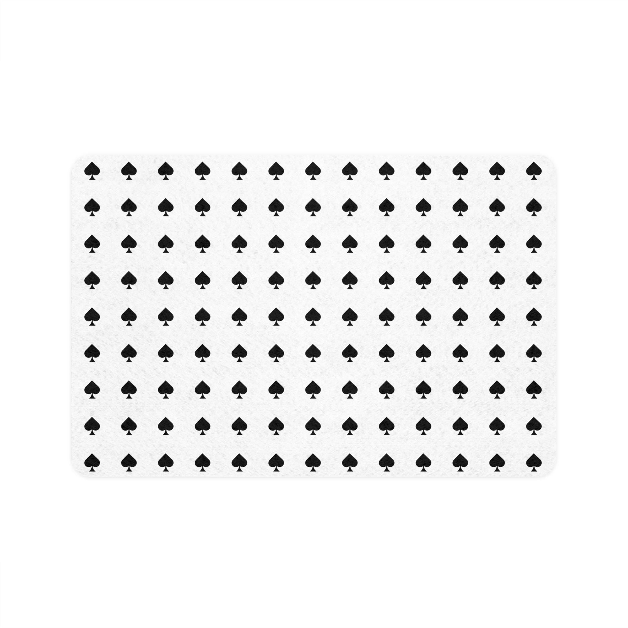 Ace of Spades Dog Food Mat, Waterproof Pet Placemat