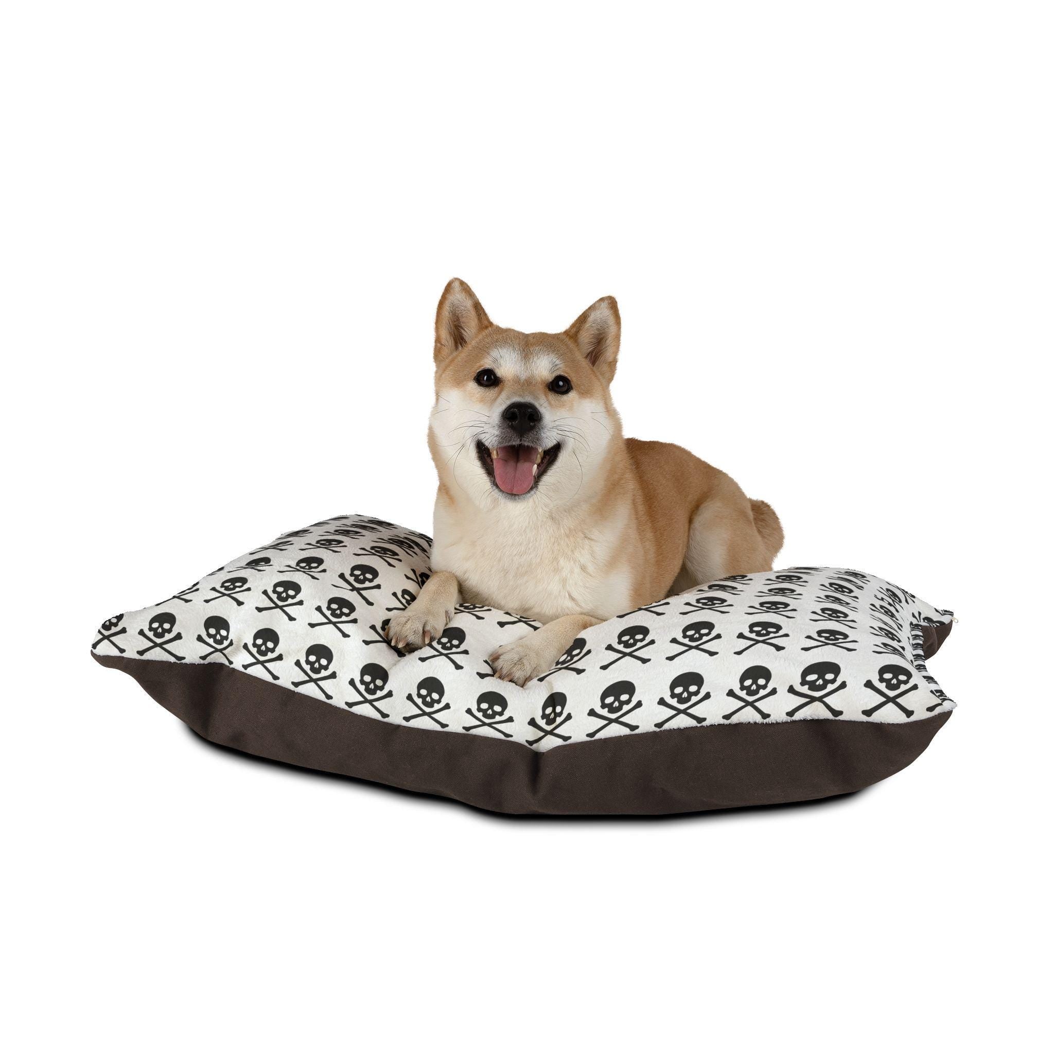 Skull and Crossbones Pet Bed | Rock Punk Metal