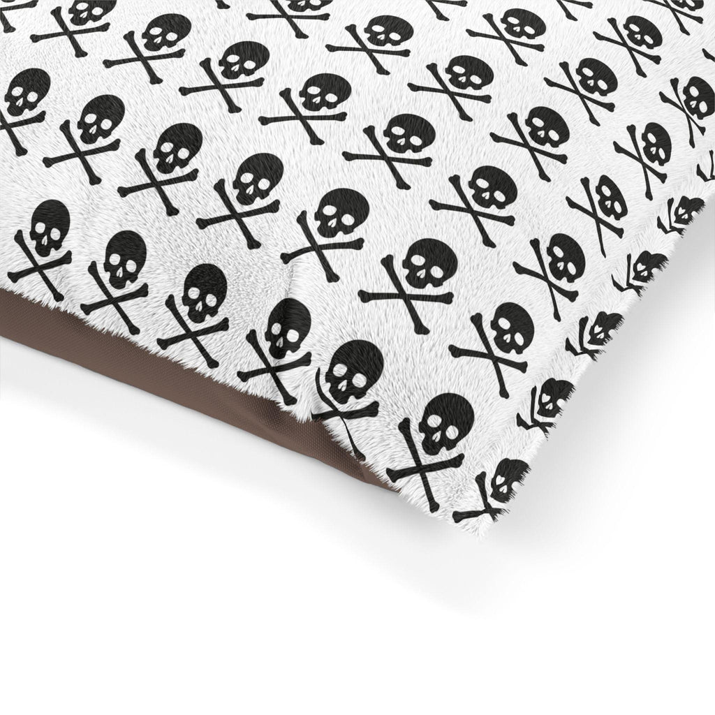 Skull and Crossbones Pet Bed | Rock Punk Metal