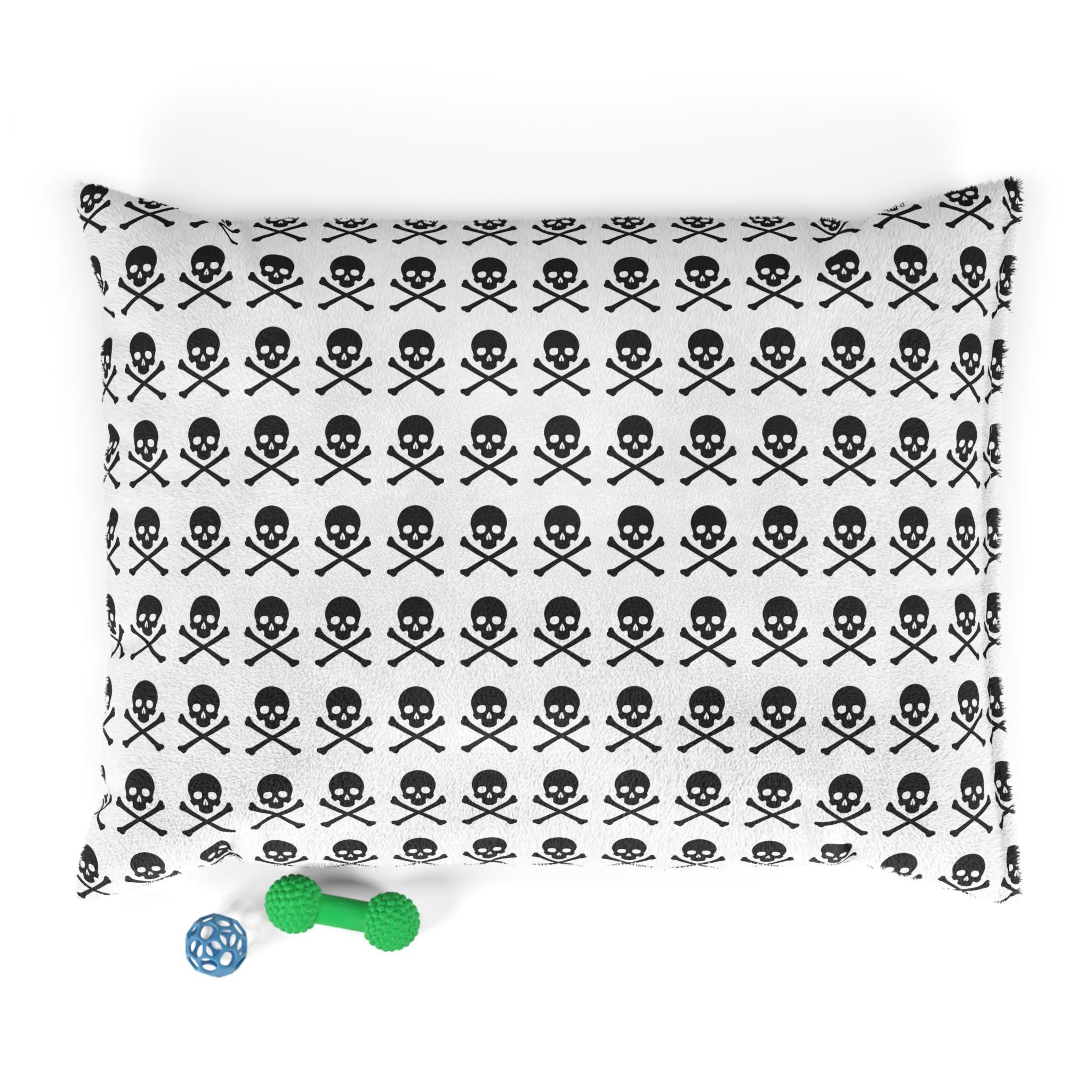 Skull and Crossbones Pet Bed | Rock Punk Metal