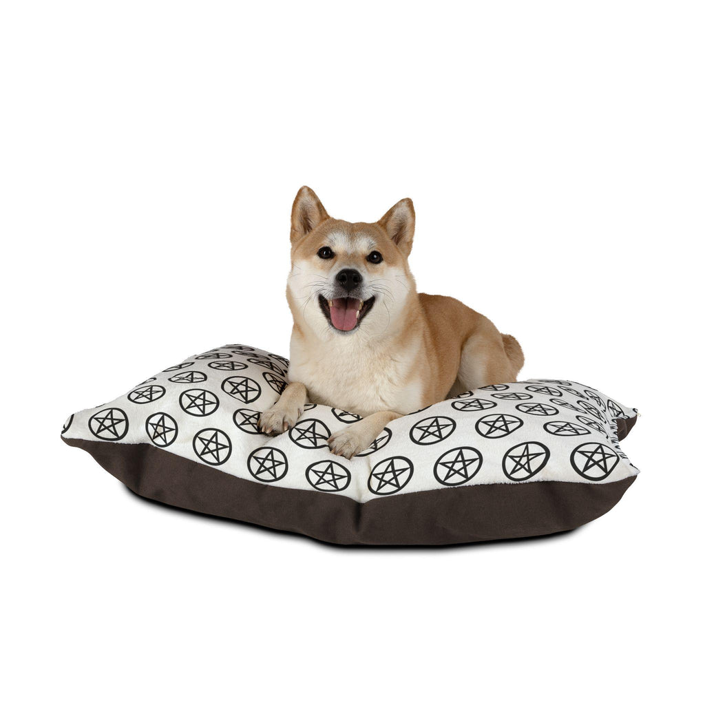 Black Pentagram Pattern Pet Bed |  Print Dog Cat Bed