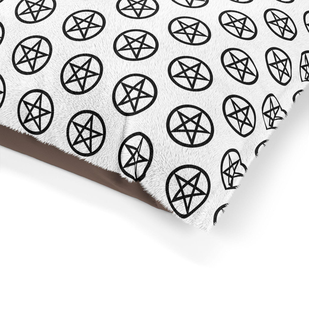 Black Pentagram Pattern Pet Bed |  Print Dog Cat Bed