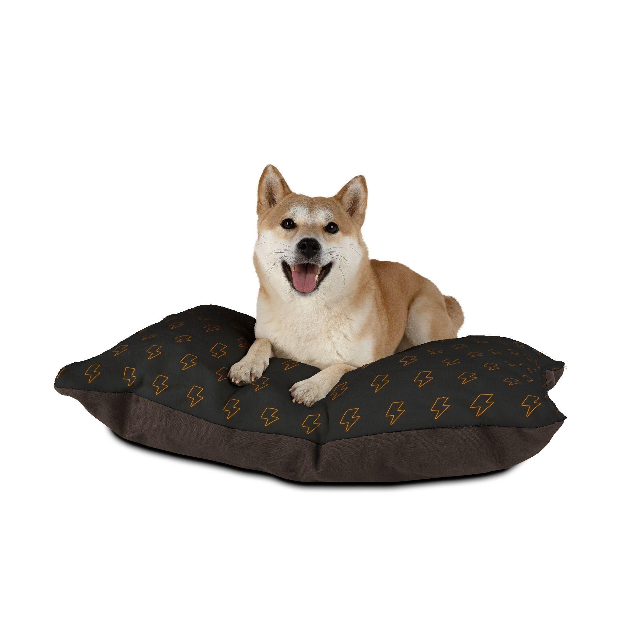 Neon Lightning Bolt Pet Bed | Rock Punk Metal