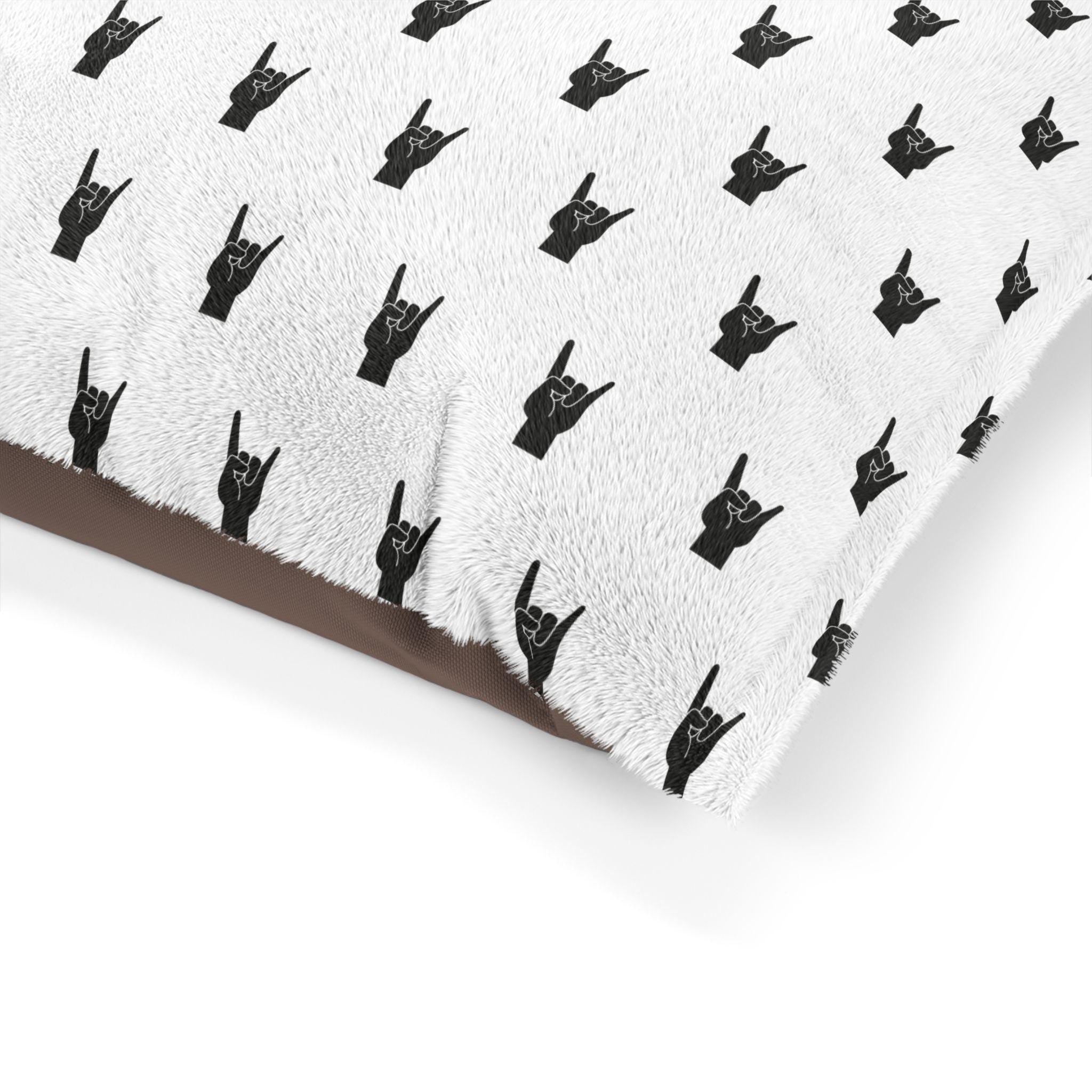 Rock Horns Dog Bed | Heavy Metal Pet Bed