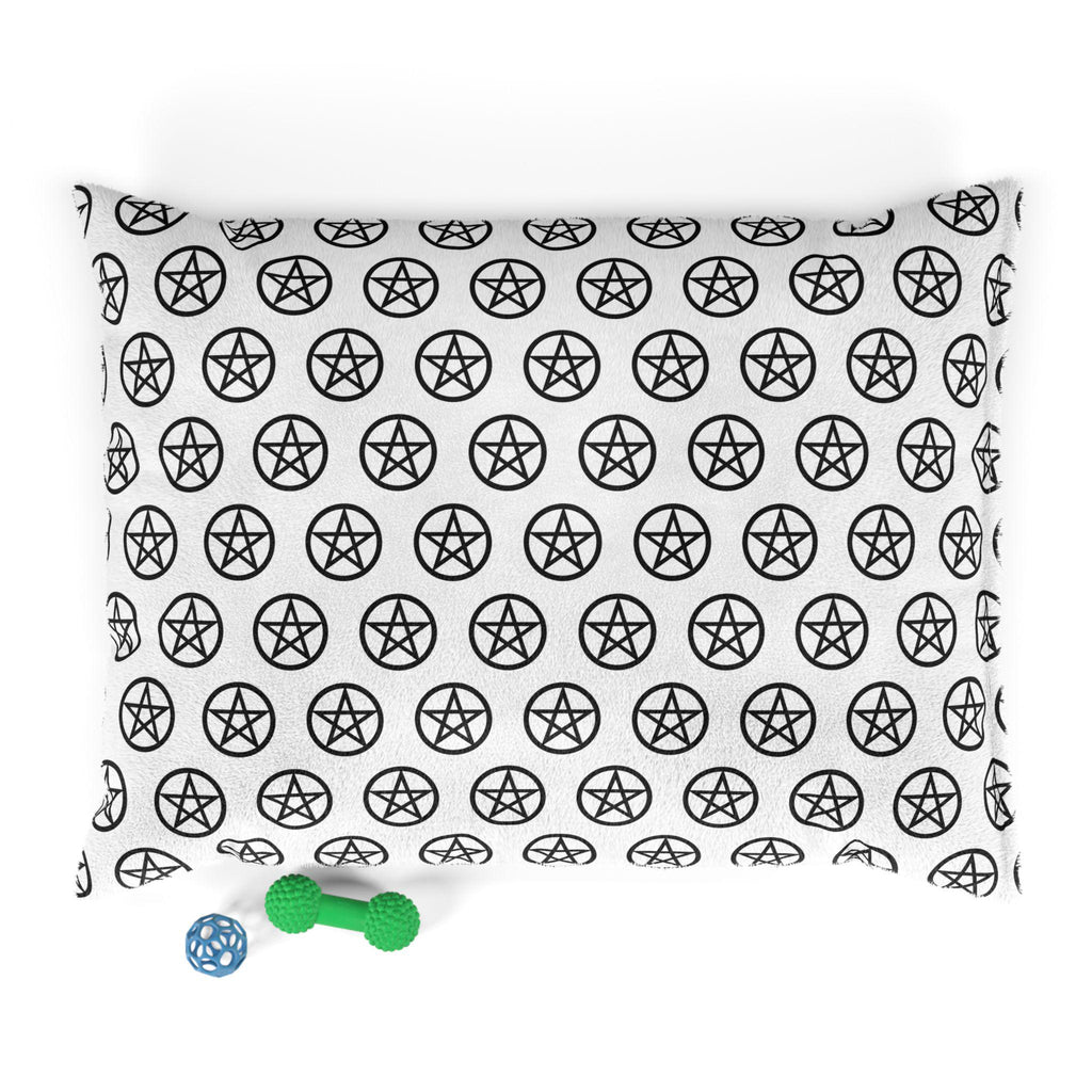 Black Pentagram Pattern Pet Bed |  Print Dog Cat Bed