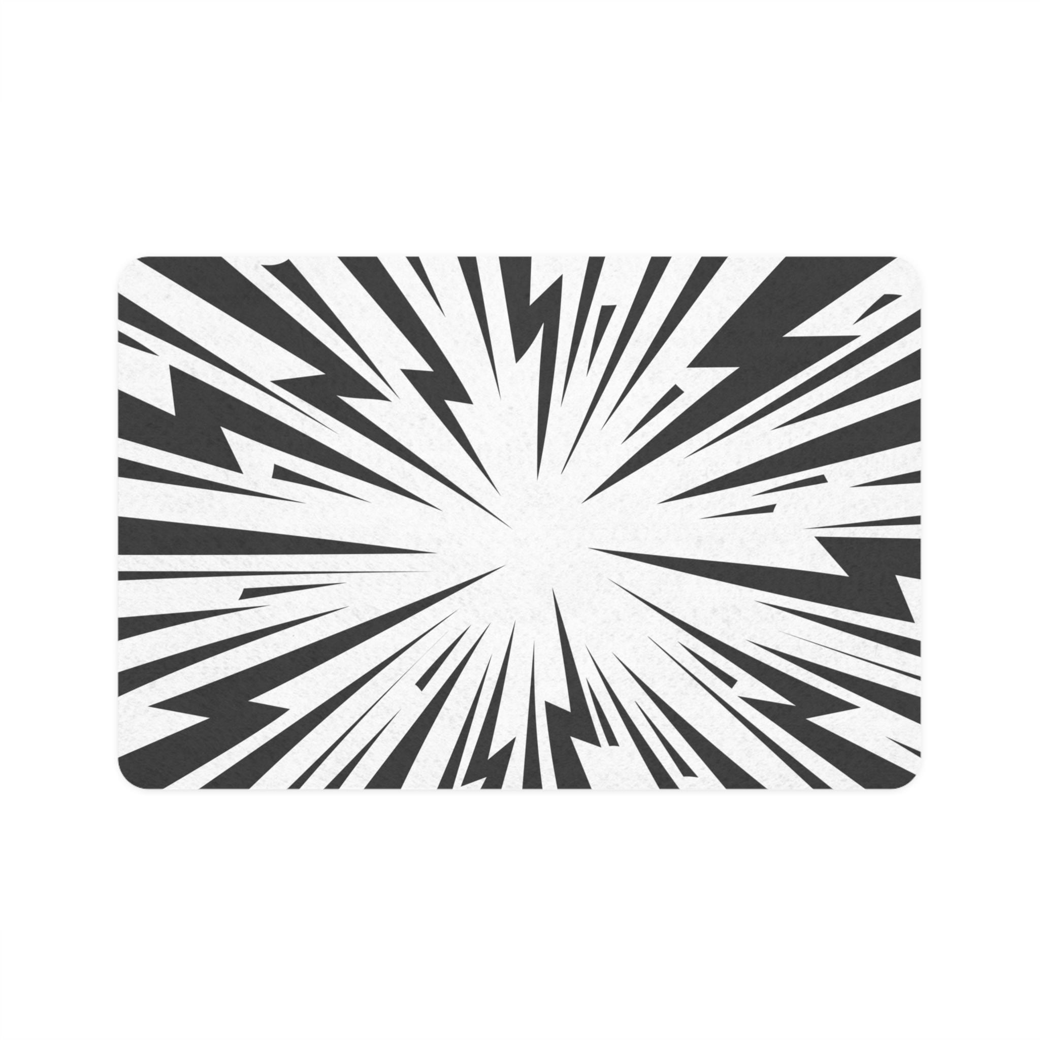 Lightning Burst Dog Mat pet food mat | non-slip feeder pad