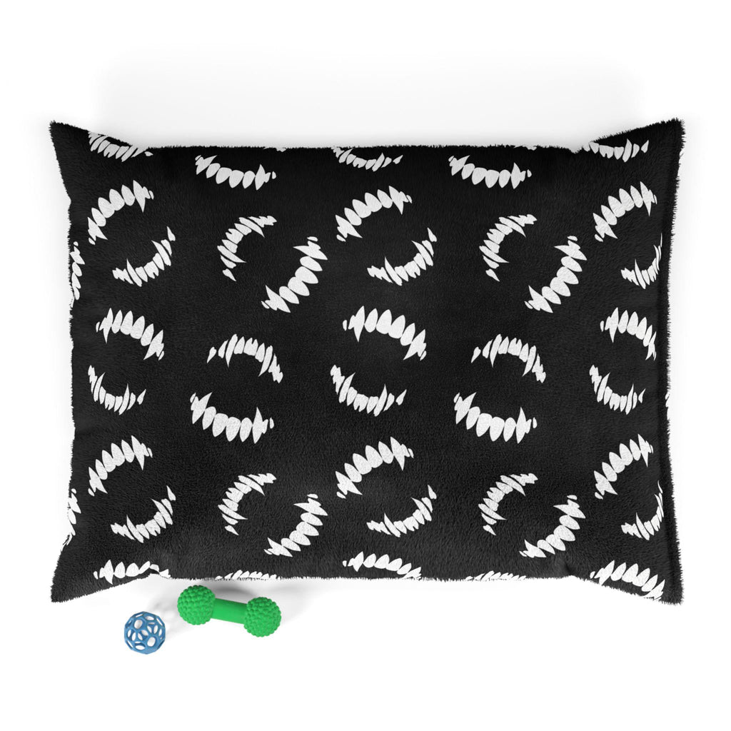 Vampire Teeth Pattern Pet Bed | Dog Bed