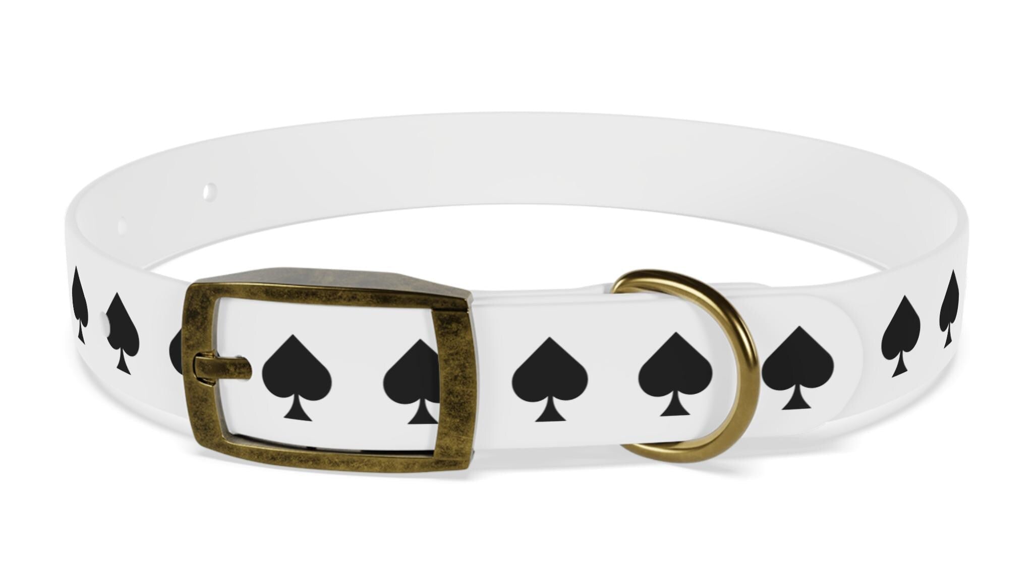 Ace of Spades Dog Collar
