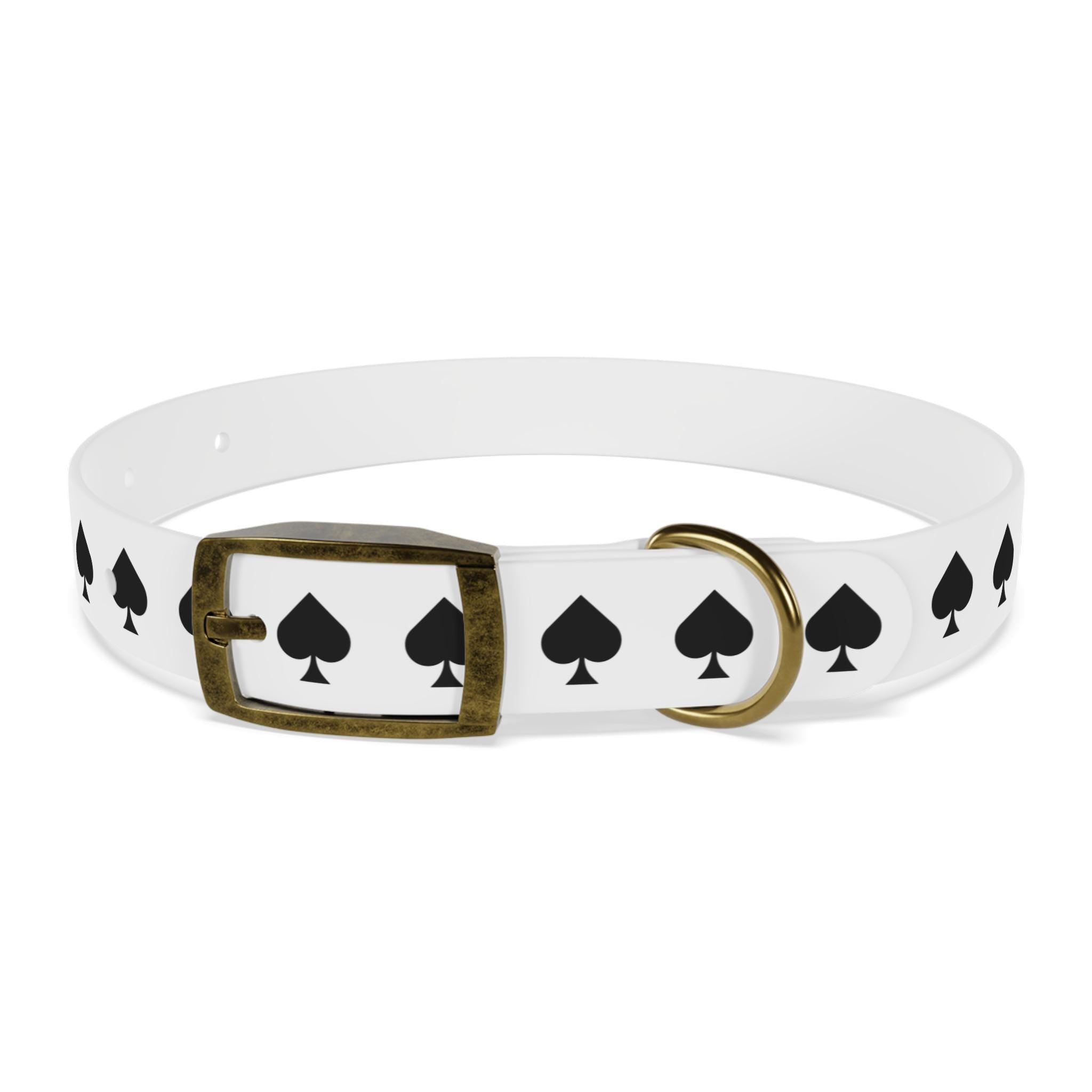 Ace of Spades Dog Collar