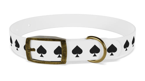 Ace of Spades Dog Collar