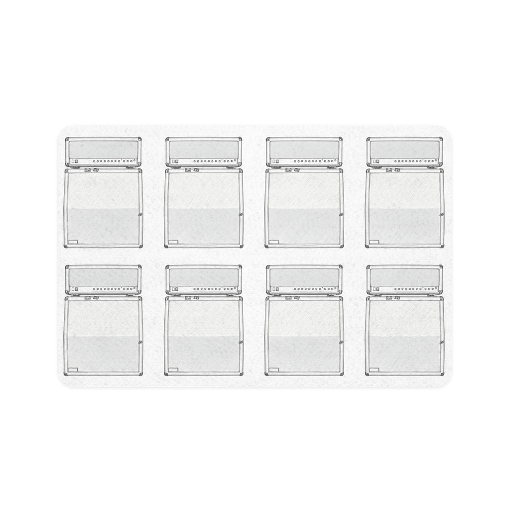Guitar Amp Pattern Pet Food Mat