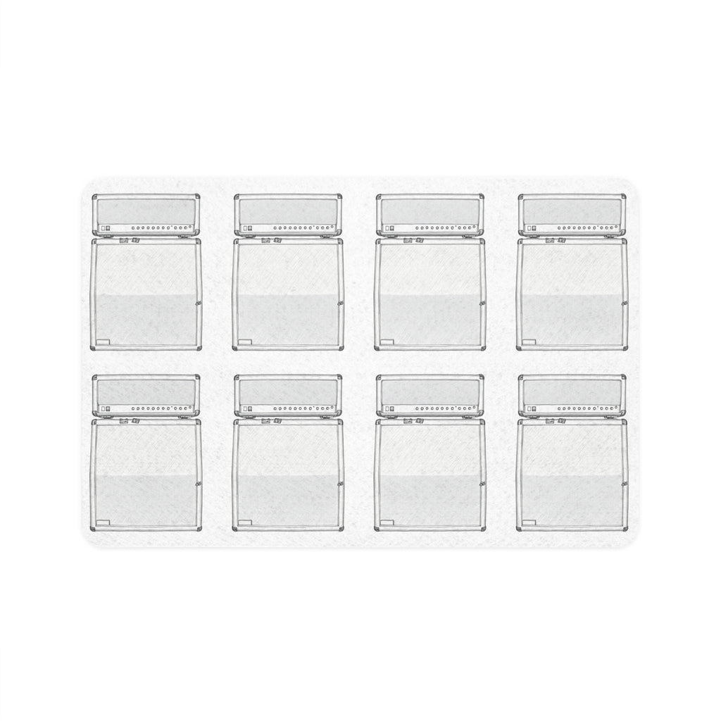 Guitar Amp Pattern Pet Food Mat