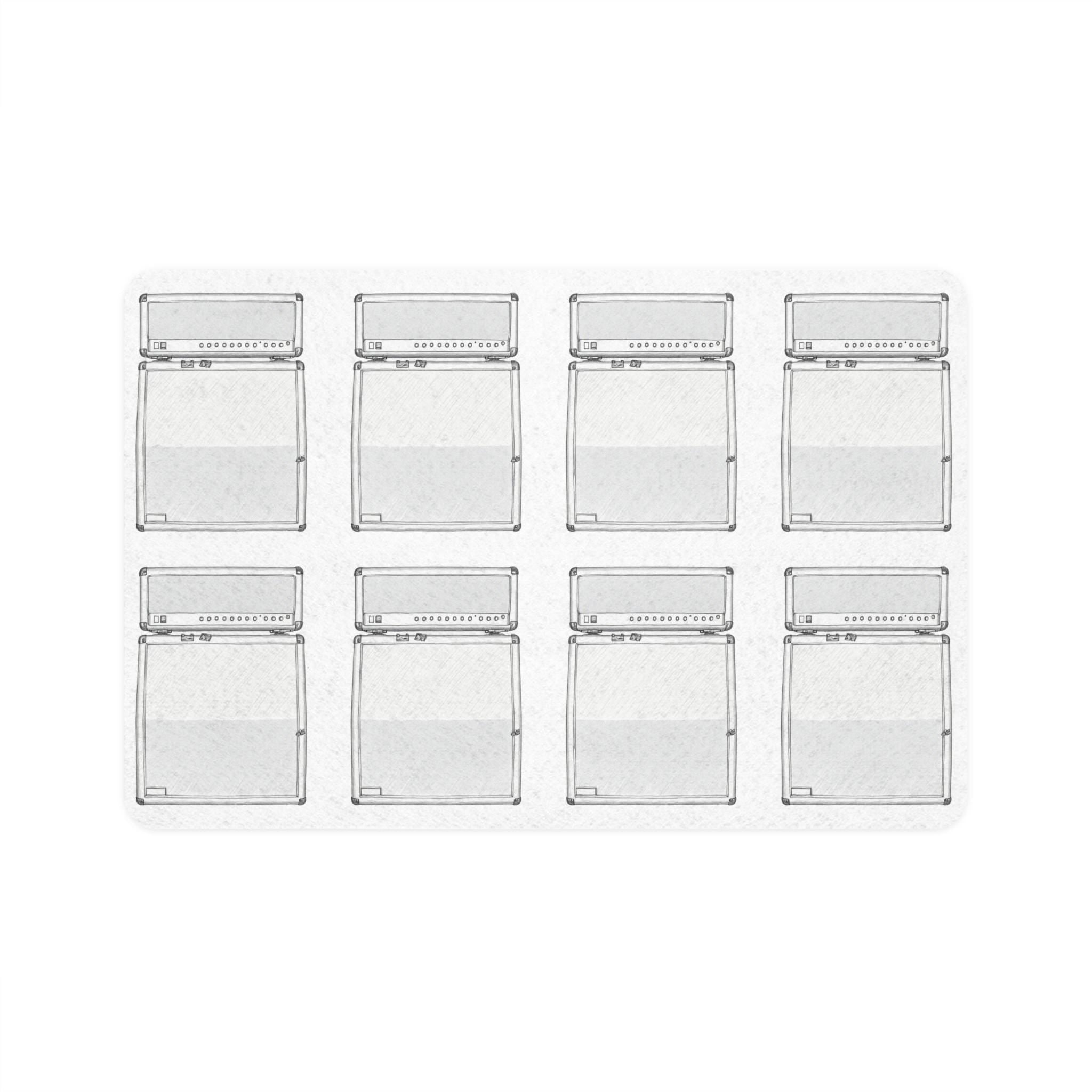 Guitar Amp Pattern Pet Food Mat