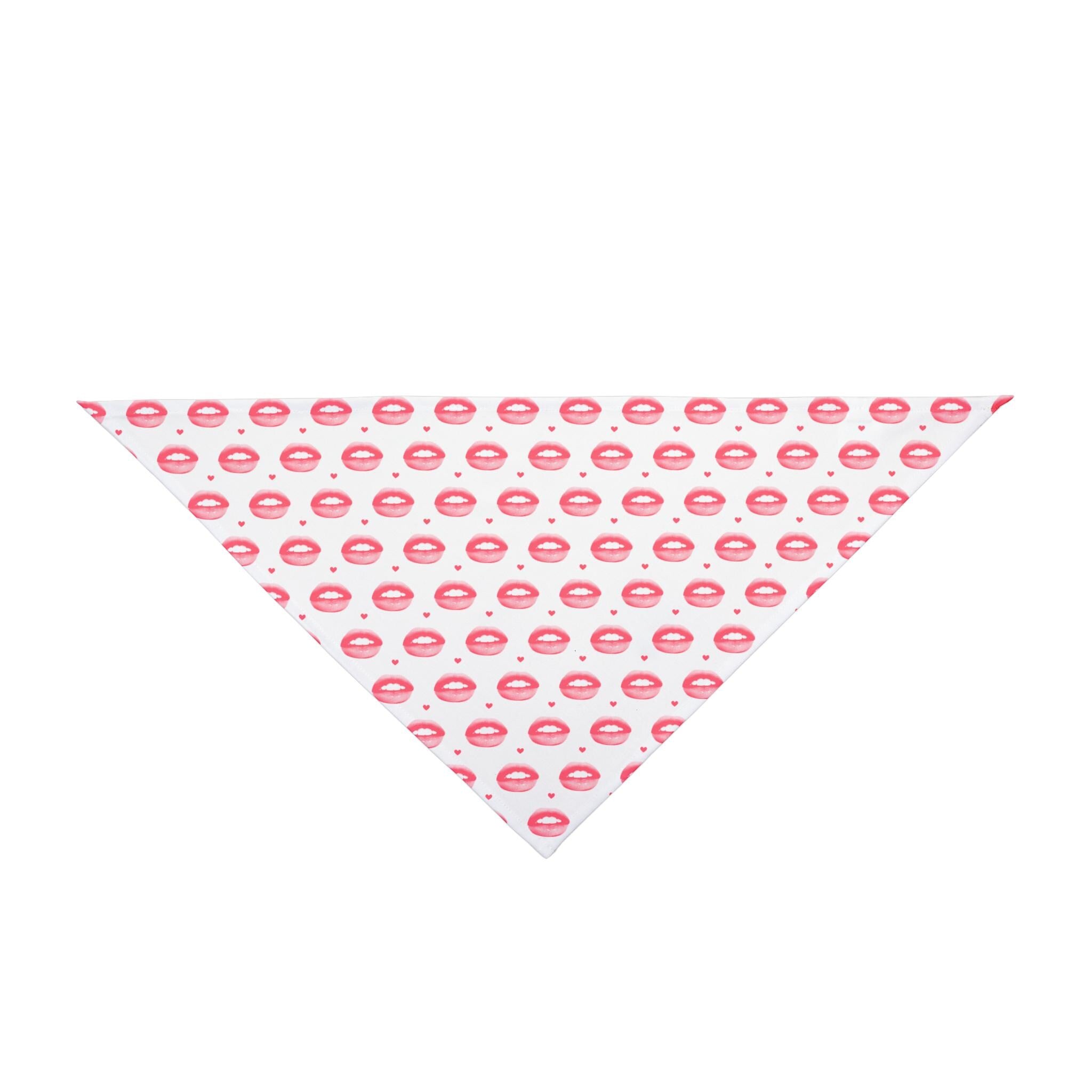 Red Lips Dog Bandana | Pet Bandana