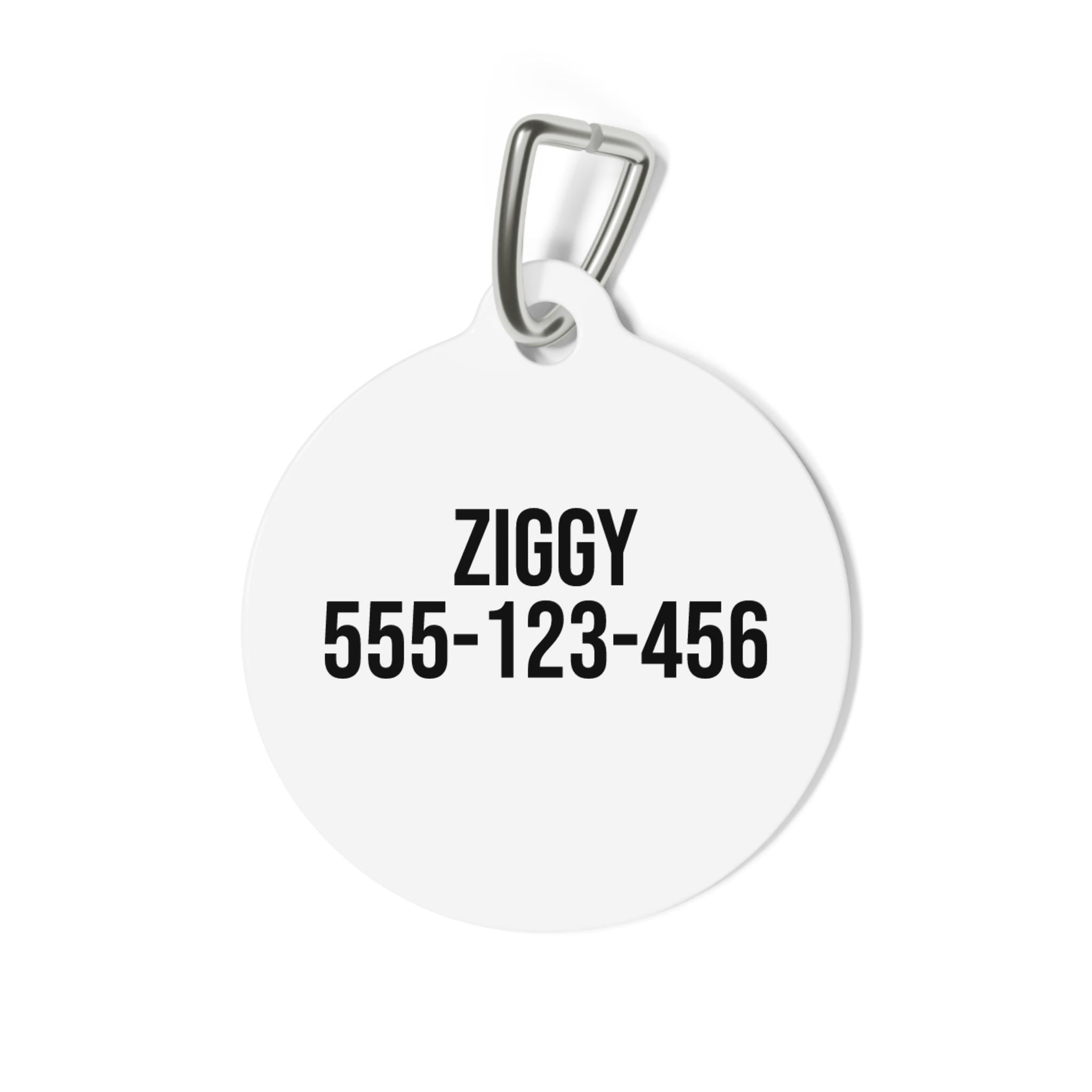 Rock Hand Dog Collar Charm | Punk Pet Tag, Alt Music Accessory