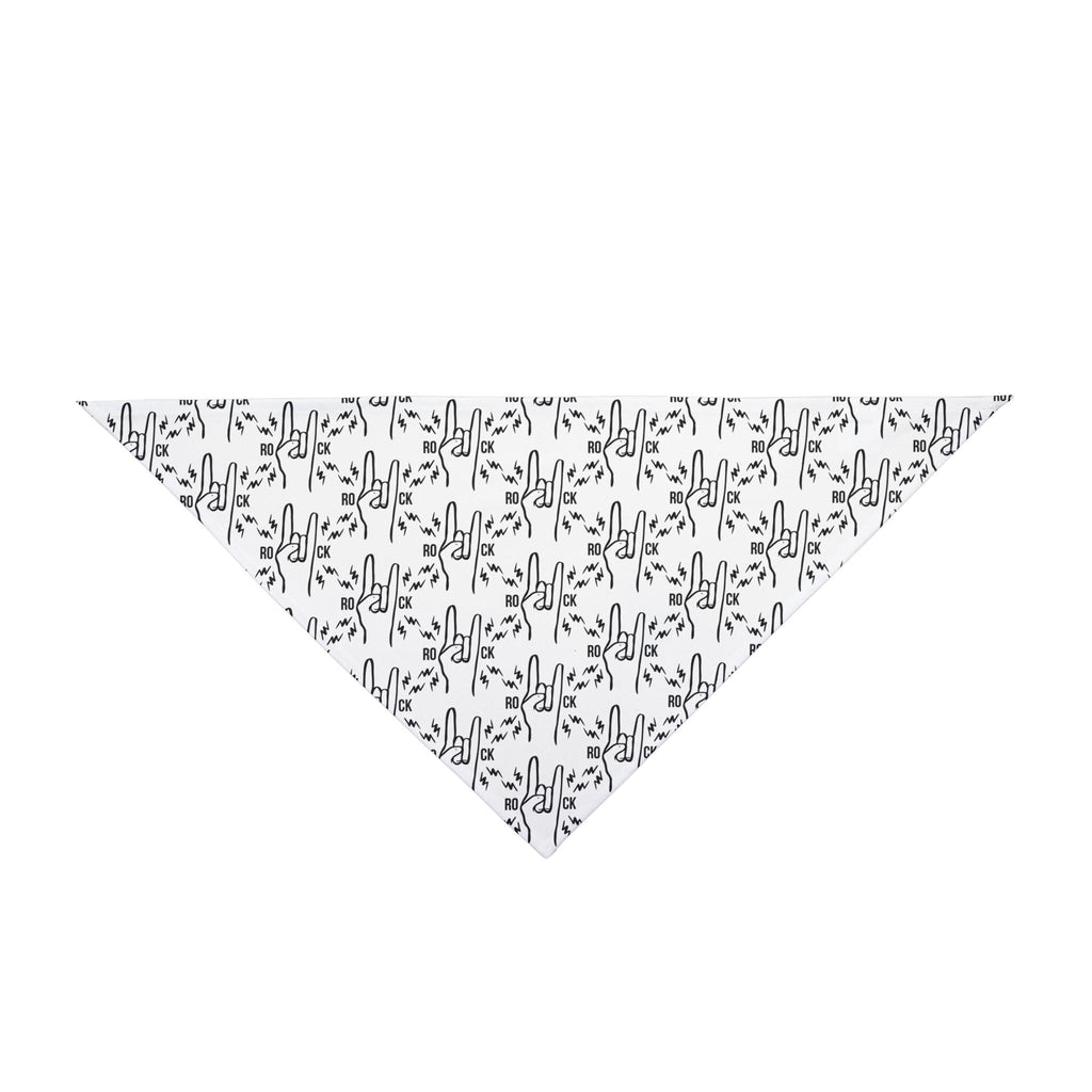 Rock Horns Pattern Pet Bandana | Desert Succulent Print