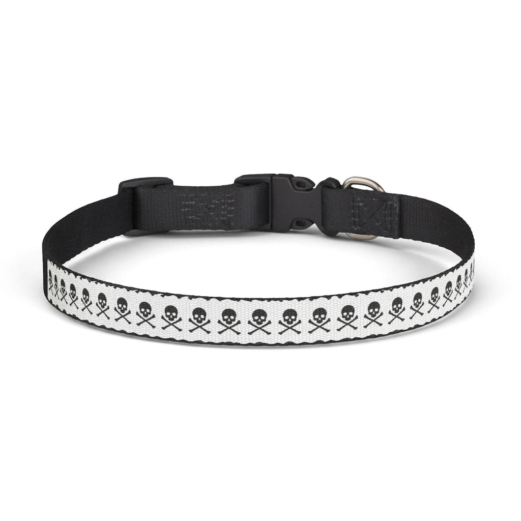 Skull and Crossbones Clip-on Pet Collar | Pirate Pattern Dog Cat Collar