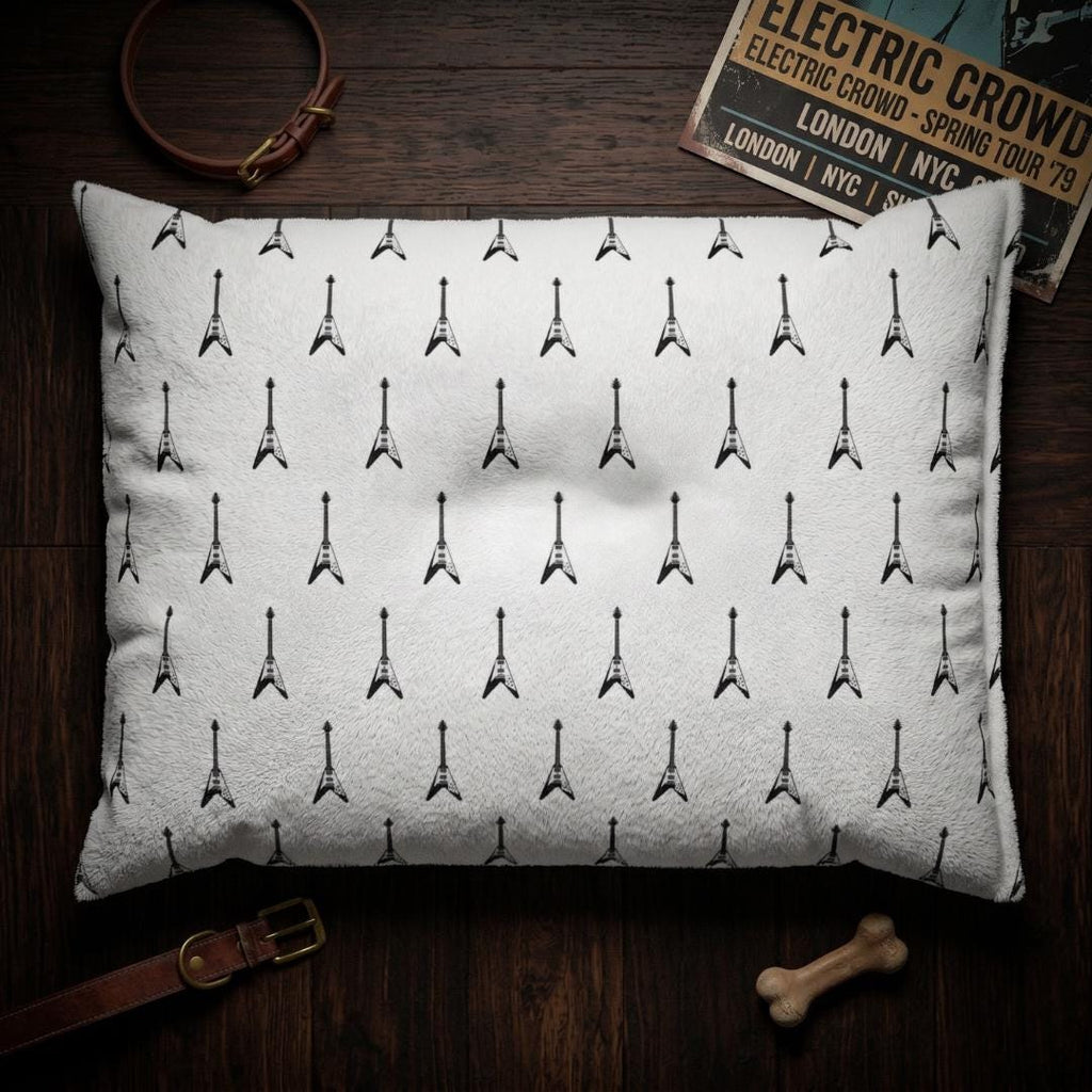 V Guitar Dog Bed