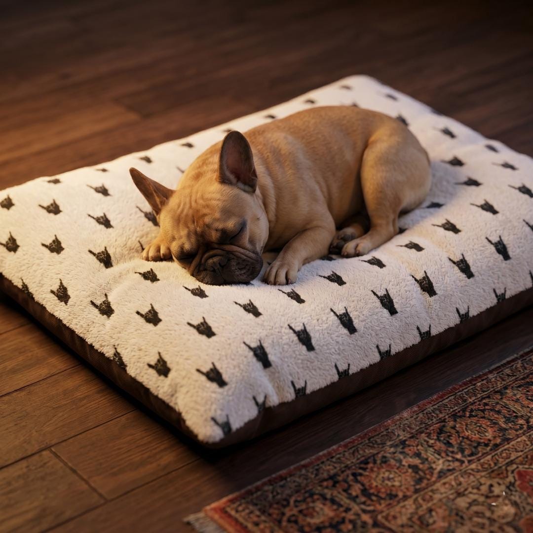 Rock Horns Dog Bed | Heavy Metal Pet Bed